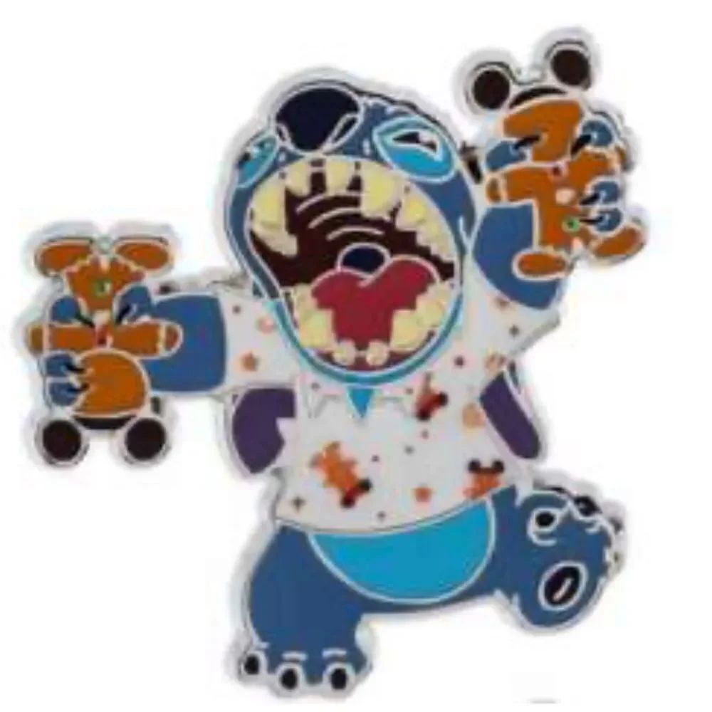 Stitch Attacks Snacks Mystery Pouch Stitch with Gingerbread Colorful . 1 of 16
